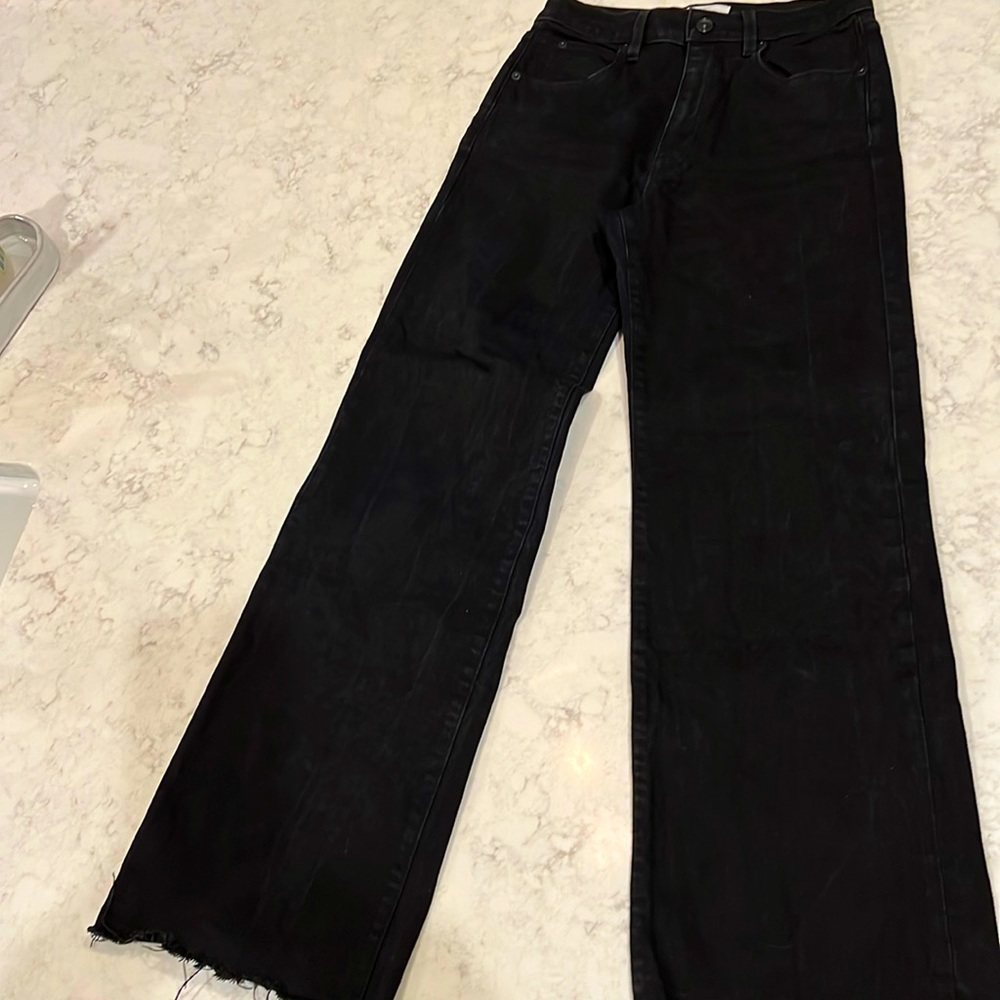 SLVRLAKE premium denim black jeans sz 28